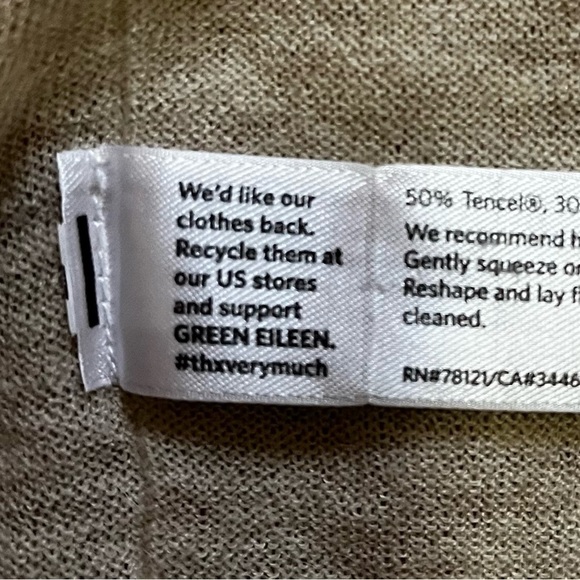 Eileen Fisher long duster cardigan. Merino wool, alpaca blend. - Picture 4 of 10